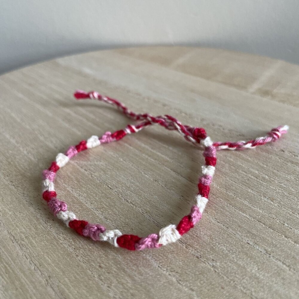 Belulah Bracelet, anklet, trendy, comfortable, tie, embroidery thread, woven, gi